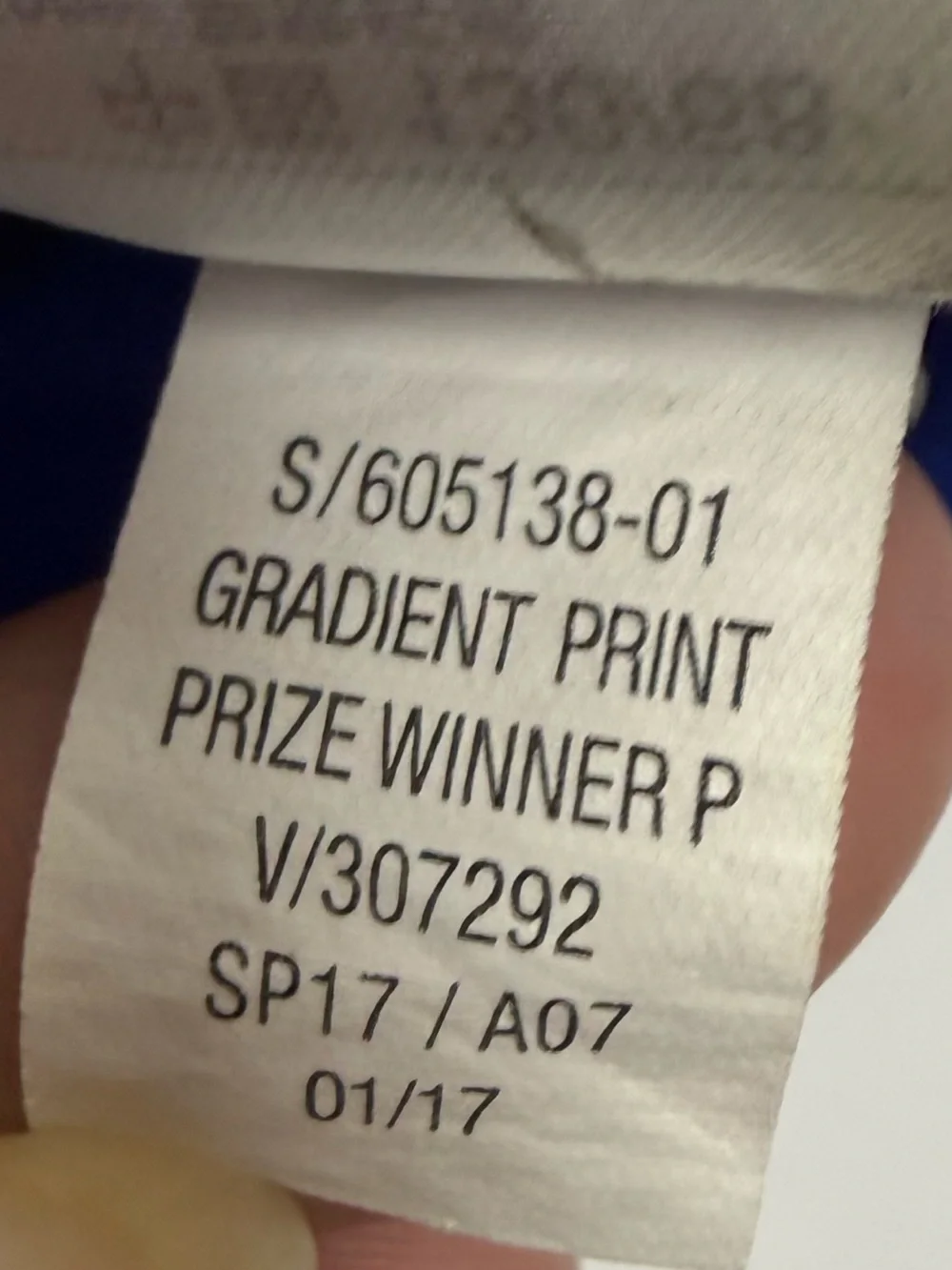 Old Navy Royal Blue Active Tee size M 8 black gradient performance